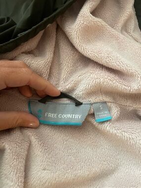 Free Country Plush Fleece Jacket in Pale Blush